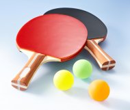 Zestaw do gry w tenisa stołowego Tchibo, cena 39,00 PLN 
<i>Zestaw ...