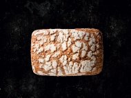 Chleb żytni , cena 2,49 PLN za 500 g/1 opak., 1kg=4,98 PLN.
