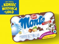 Zott Monte , cena 2,00 PLN za 6 x 55 g/1 opak., 1 kg=9,06 PLN.