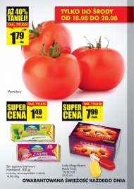 Pomidory 40 % taniej - po 1,79 zł za kilogram i 12-pak lodów ...