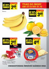 Promocje na produkty spożywcze: banany, cytryny, paluszki z ...