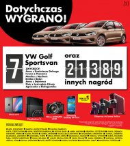 Wygrano w konkursie Biedronki 7 samochodów VW Golf Sportsvan ...