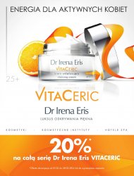 Promocja -20% na całą serię Dr Irena Eris VITACERIC