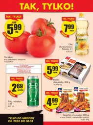 Olej słonecznikowy, pomidory w cenie 5,99zł/kg, pyszna babka ...