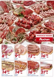 Oferta mięsa na grilla w Auchan od 8,99 zł.