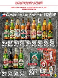 Na Andrzejki specjalna oferta czeskich piw od Browarnia Lidla ...