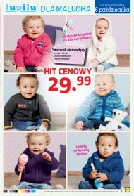 W Lidlu od 6.10 dostępne będą sweterki niemowlęce z elastycznymi ...