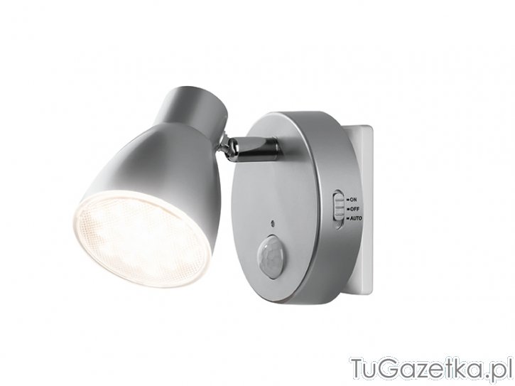Lampka LED boczny kinkiet z czujnikiem ruchu i zmierzchu
