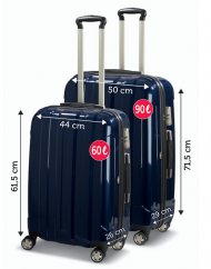 Zestaw walizek z poliwęglanu 2 szt. , cena 399,00 PLN za 1 ...
