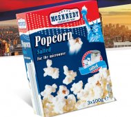 Popcorn , cena 4,49 PLN za 3x100 g 
- Chrupiący popcorn do ...