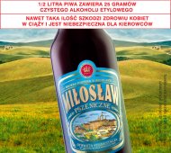 Piwo Miłosław , cena 3,49 PLN za 0.5L/1szt. 
- Informujemy, ...