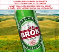 Piwo Brok Export , cena 1,99 PLN za 0.66L/1szt. 
-  Informujemy, ...