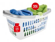 Kosz na pranie AquaPur, cena 17,99 PLN za 1 szt. 
- pojemność: ...